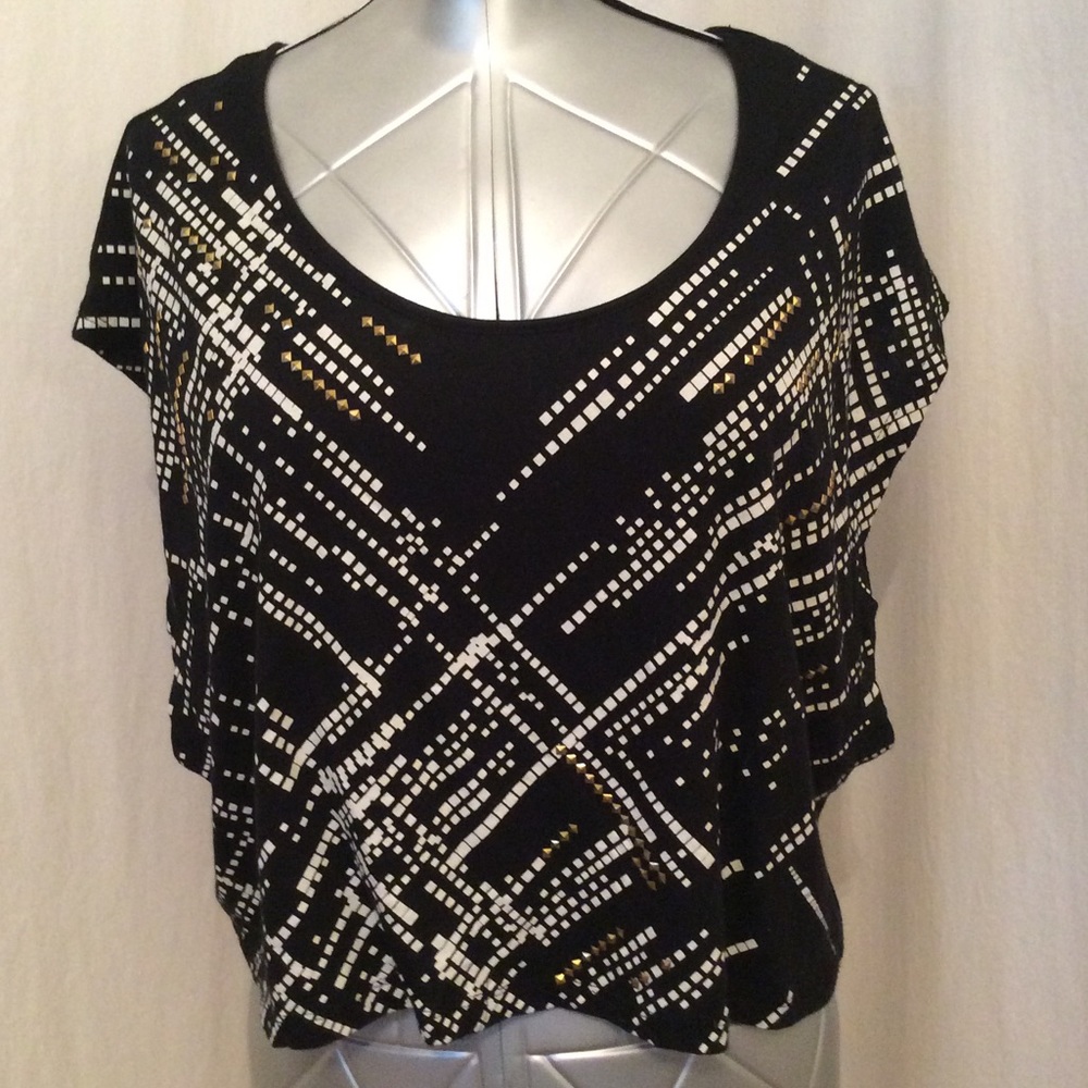 Rock & Republic Embellished Tee L